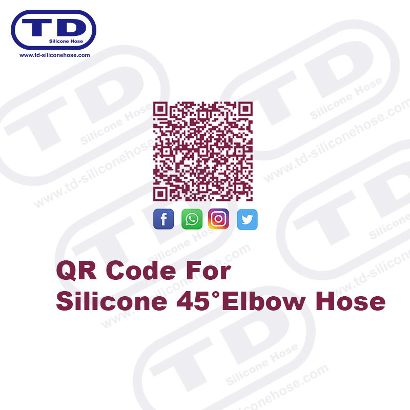 Silicon 45 ° furtun cu cot