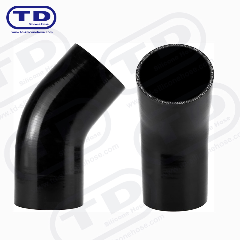 Silicon 45 ° furtun cu cot