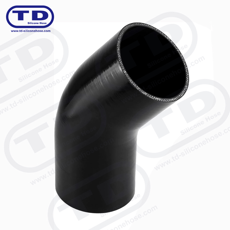 Silicon 45 ° furtun cu cot